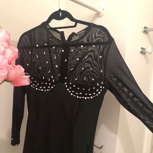 Fashion nova bandage sequin dress